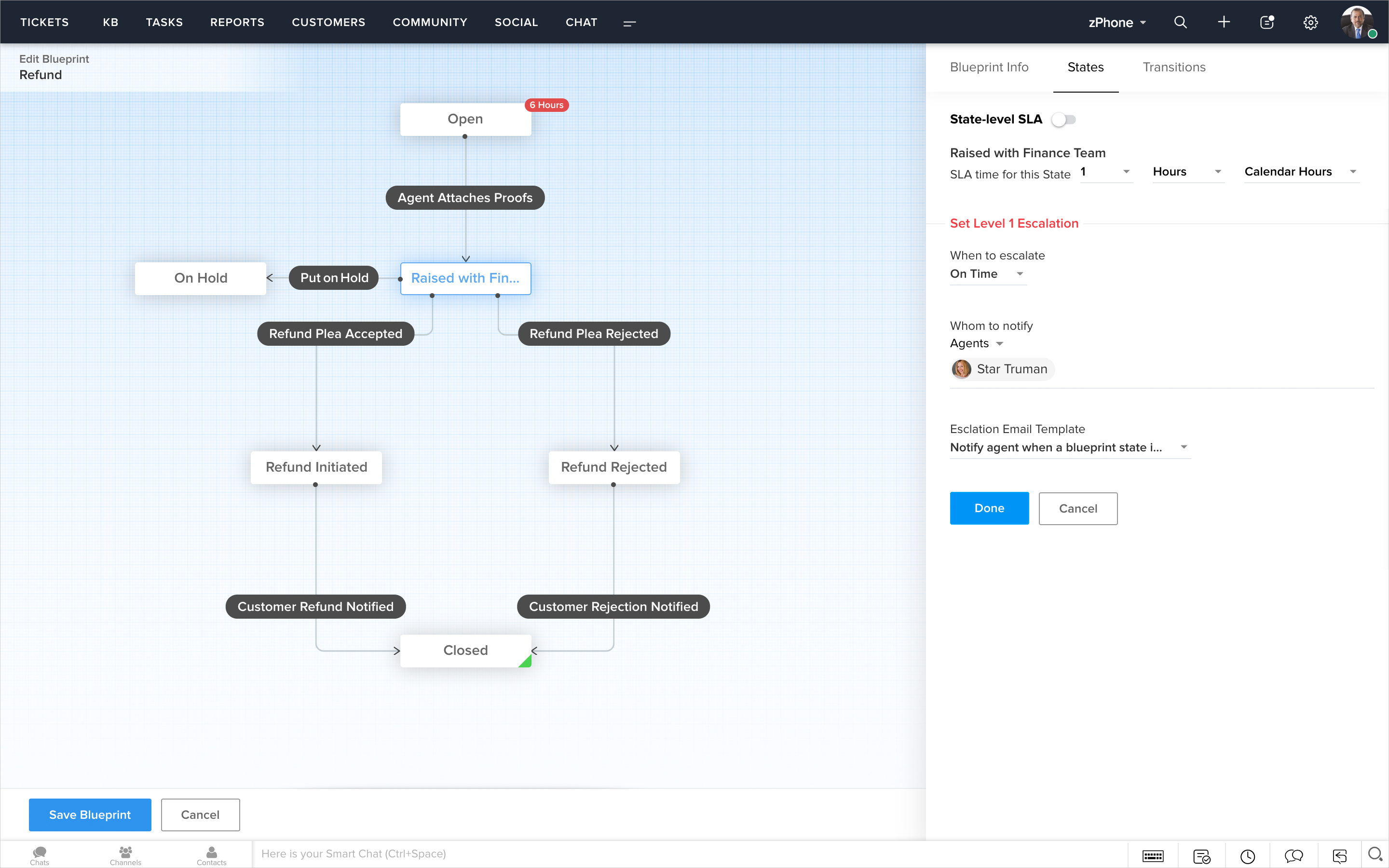 Define SLA - Zoho Desk tutorial