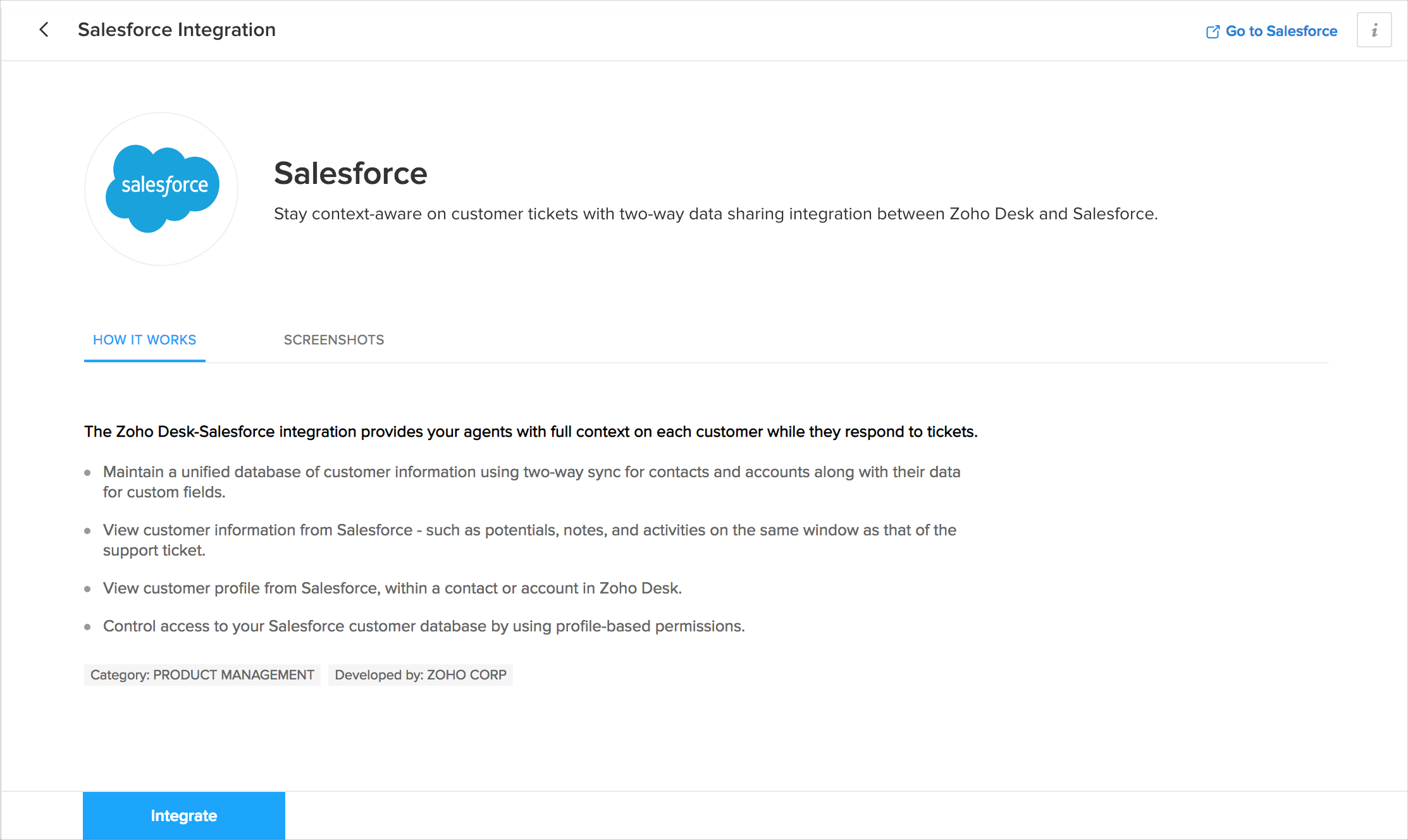 Salesforce Crm Integration Zoho Desk Knowledgebase
